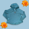 FLORAL CROP HOODIE